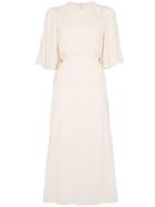 See By Chloé Lace Panel Midi-dress - Neutrals