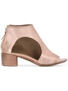 Marsèll Cut-out Booties - Pink & Purple