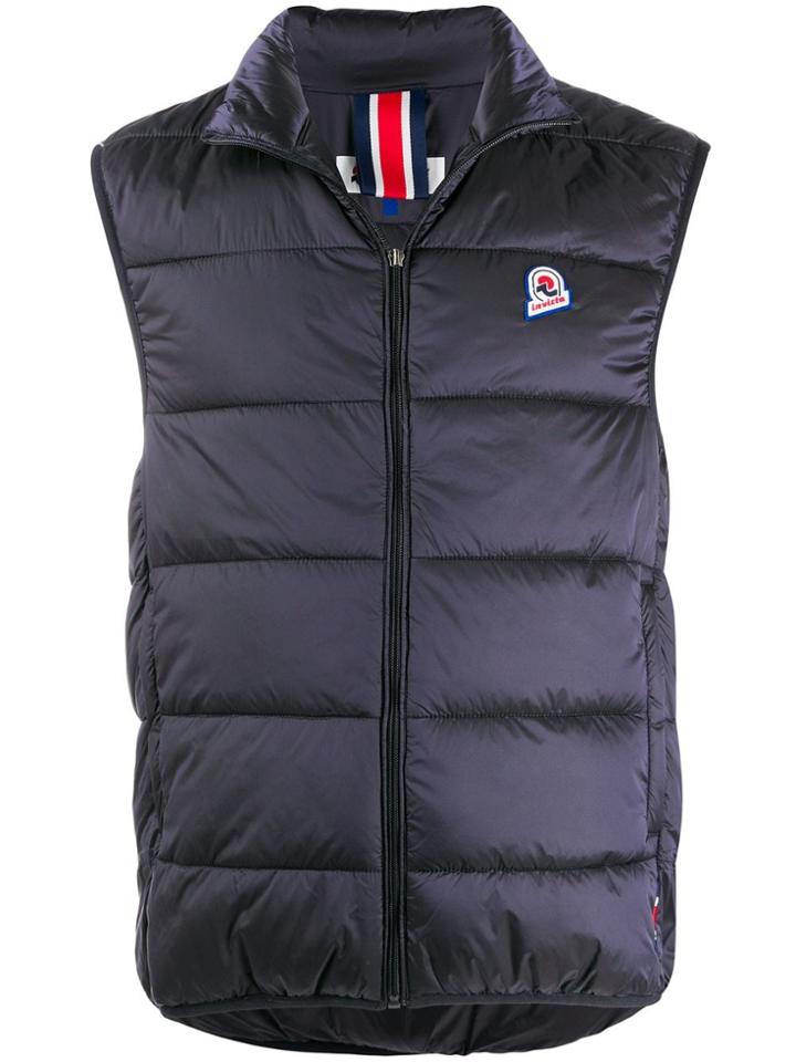 Invicta Logo Patch Padded Gilet - Blue