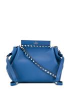 Valentino Valentino Garavani Rockstud Leather Bucket Bag - Blue