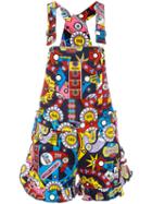 Love Moschino Printed Dungarees, Women's, Size: 40, Cotton/spandex/elastane
