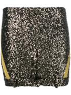 A.f.vandevorst Glitter Mini Skirt - Metallic