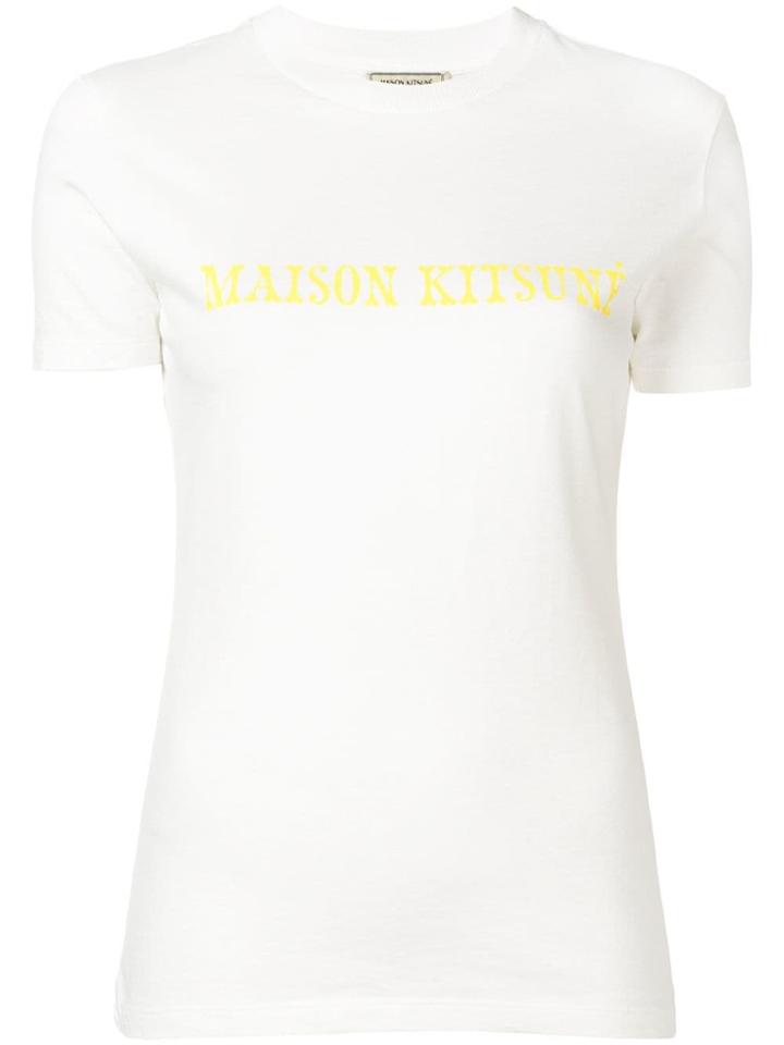 Maison Kitsuné Logo T-shirt - Neutrals