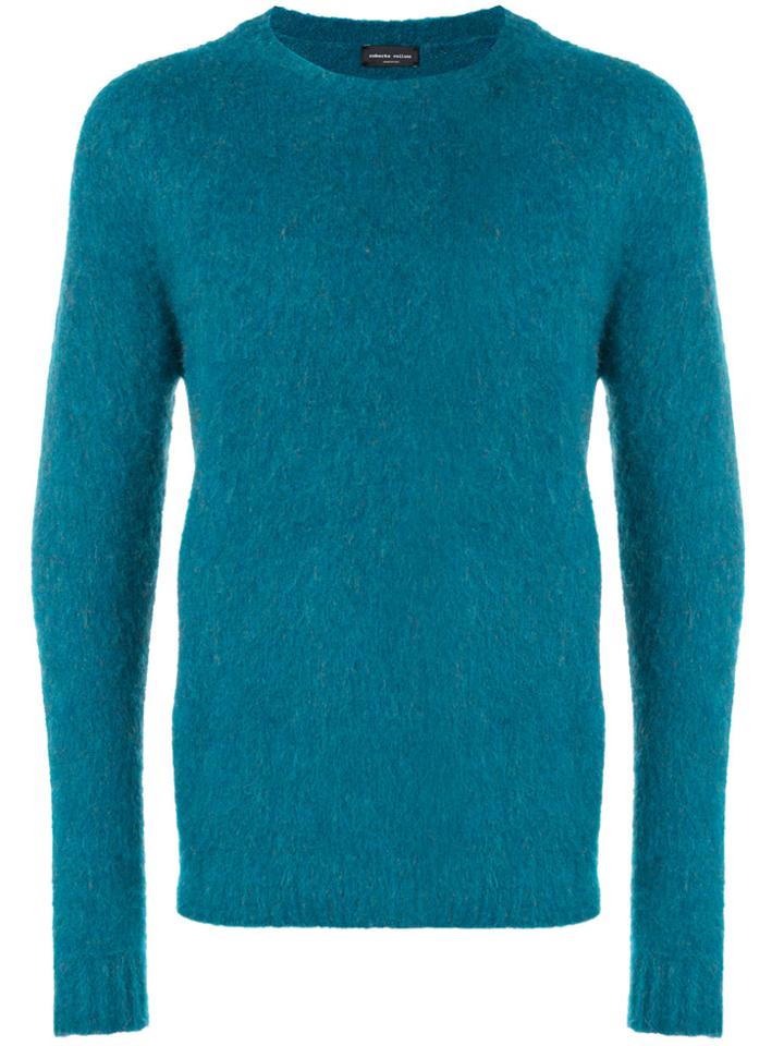 Roberto Collina Teddy Sweater - Blue