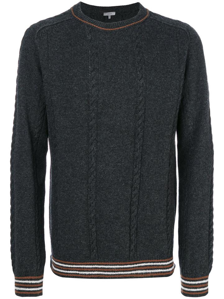 Lanvin - Cable Knit Jumper - Men - Alpaca/merino - Xl, Grey, Alpaca/merino