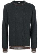 Lanvin - Cable Knit Jumper - Men - Alpaca/merino - Xl, Grey, Alpaca/merino
