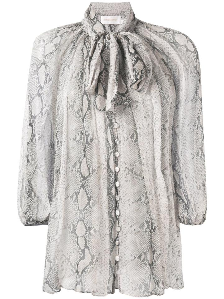 Zimmermann Pussy Bow Blouse - Neutrals