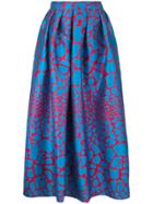 Ultràchic Long Flared Skirt - Blue
