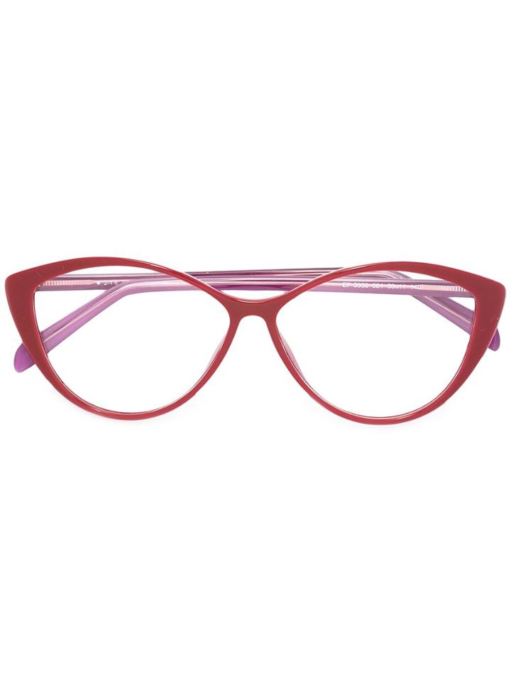 Emilio Pucci Cat Eye Frame Glasses - Pink & Purple