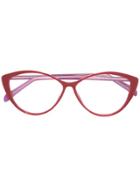 Emilio Pucci Cat Eye Frame Glasses - Pink & Purple
