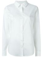 Michael Michael Kors Classic Shirt, Women's, Size: Large, White, Cotton/spandex/elastane