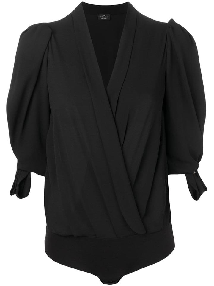 Elisabetta Franchi V-neck Blouse - Black