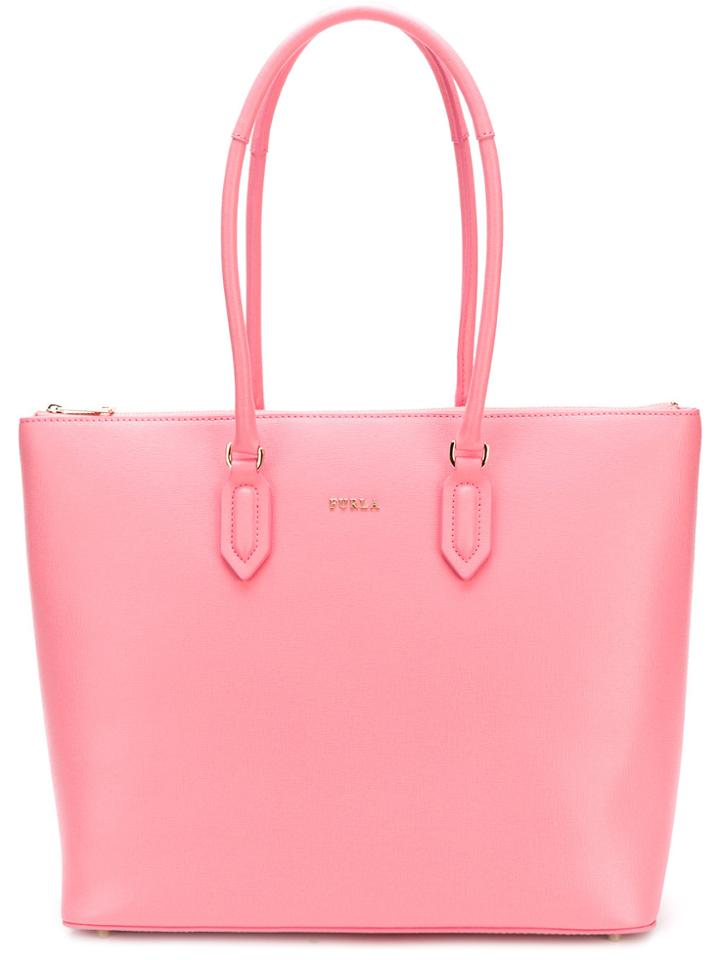 Furla Medium Shopper Tote - Pink & Purple