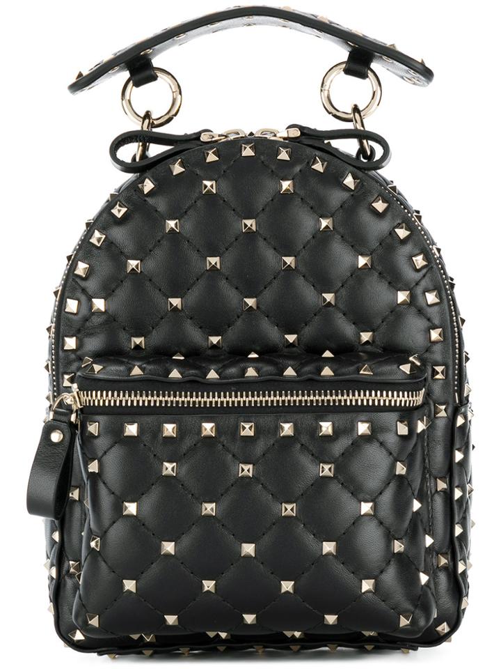 Valentino Valentino Garavani Rockstud Spike Mini Backpack - Black