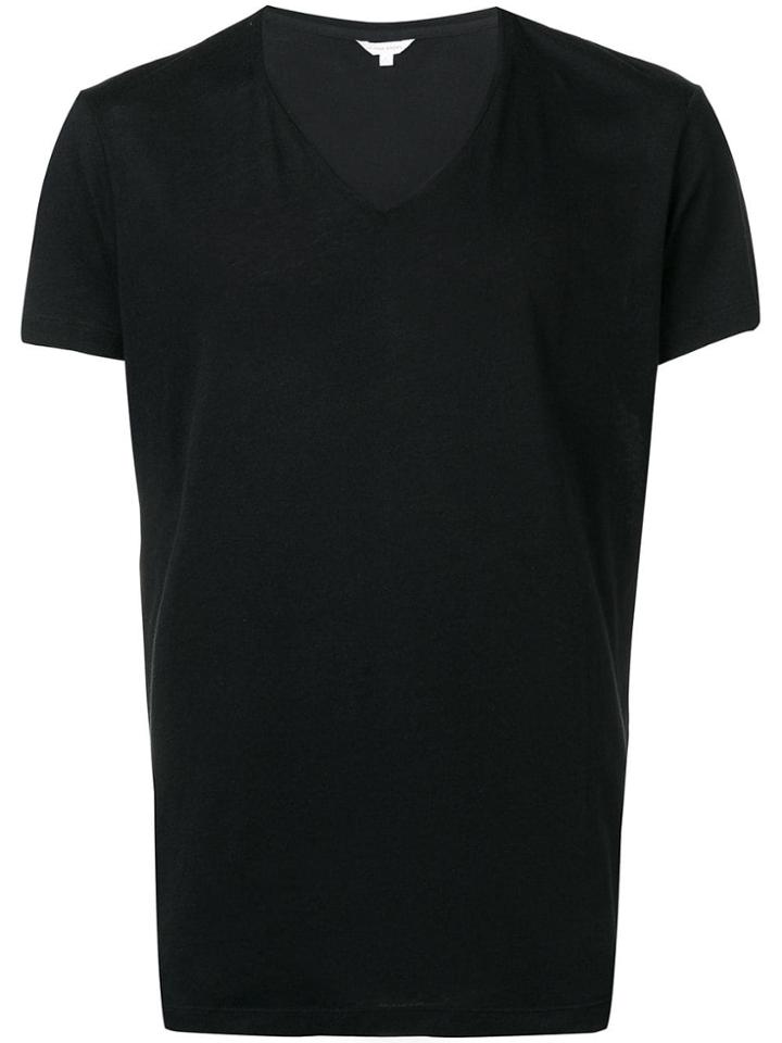 Orlebar Brown Short-sleeve Fitted T-shirt - Black