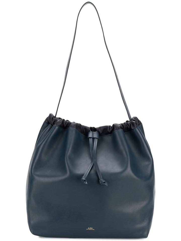 A.p.c. Lena Shoulder Bag - Blue