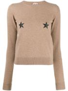 Nº21 Star Knitted Jumper - Neutrals