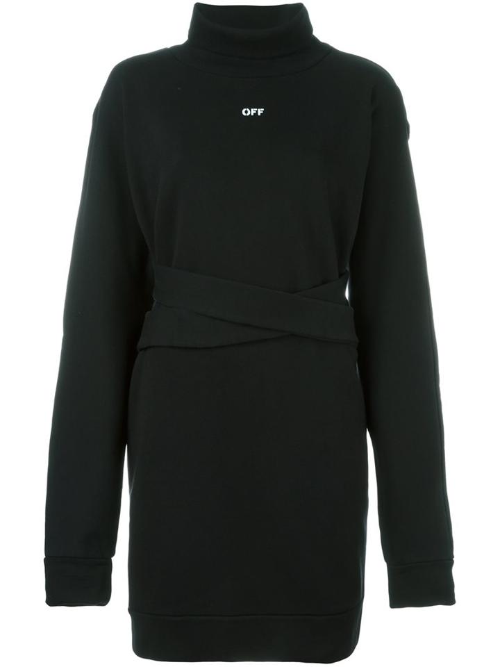 Off-white Long Roll Neck Sweatshirt