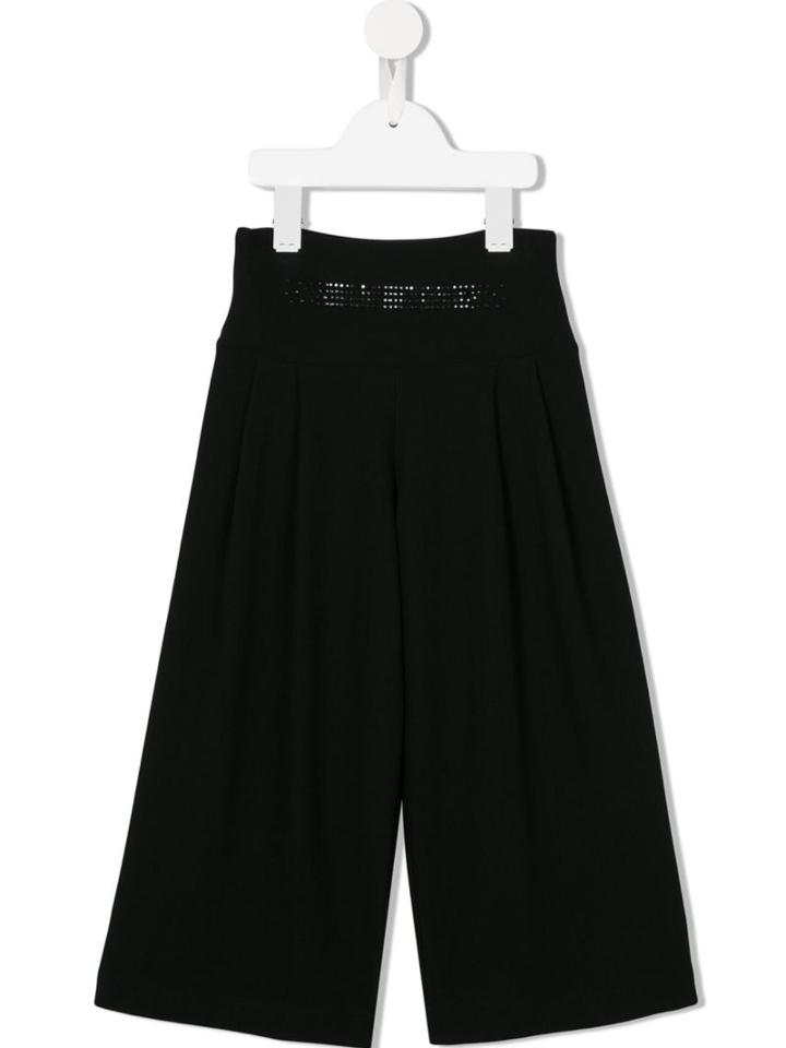 I Pinco Pallino Studded Culottes, Girl's, Size: 12 Yrs, Black