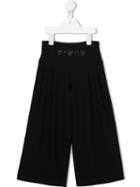 I Pinco Pallino Studded Culottes, Girl's, Size: 12 Yrs, Black