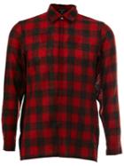 Ann Demeulemeester Plaid Shirt, Men's, Size: Medium, Red, Cotton/wool