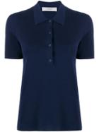 Pringle Of Scotland Short Sleeved Polo Shirt - Blue