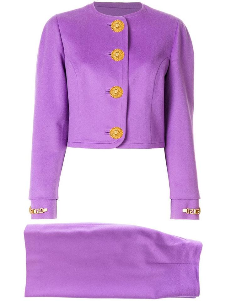 Versace Pre-owned Classic Skirt Suit - Purple