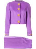 Versace Pre-owned Classic Skirt Suit - Purple