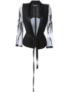 Ann Demeulemeester 'lightlaine' Jacket With Feathers