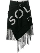 Takahiromiyashita The Soloist Asymmetric Wrap Shorts - Black