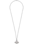 Vivienne Westwood Crystal Orb Pendant Necklace - Silver