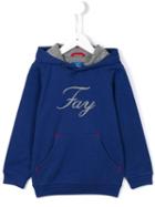 Fay Kids Logo Hoodie, Boy's, Size: 6 Yrs, Blue