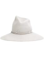 Gigi Burris Millinery Wide Brim Hat, Women's, Size: Medium/large, Grey, Wool