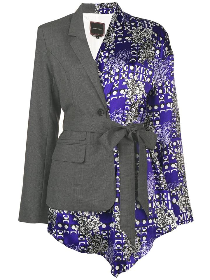 Snow Xue Gao Hybrid Kimono Blazer - Blue