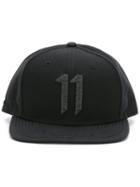 11 By Boris Bidjan Saberi Embroidered Logo Baseball Cap, Black, Polyester