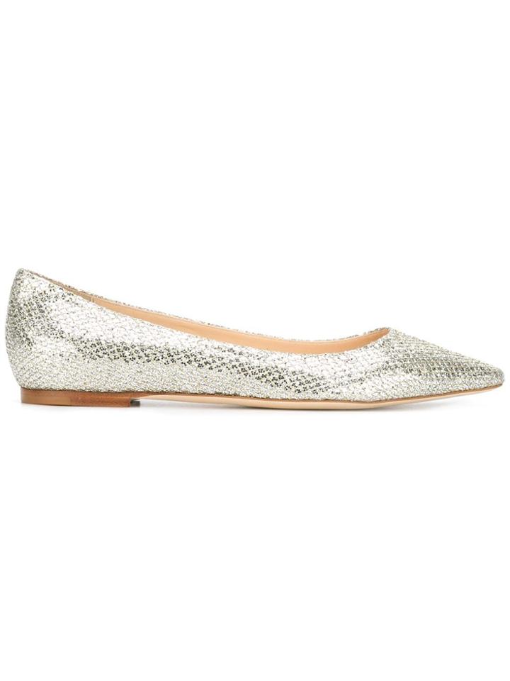 Jimmy Choo Romy Ballerinas - Metallic