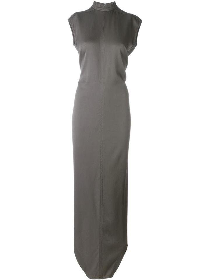 Rick Owens Slit Hem Maxi Dress