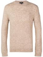 Theory Crew Neck Sweater - Brown