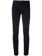 D.exterior Skinny Trousers, Women's, Size: 42, Blue, Cotton/spandex/elastane
