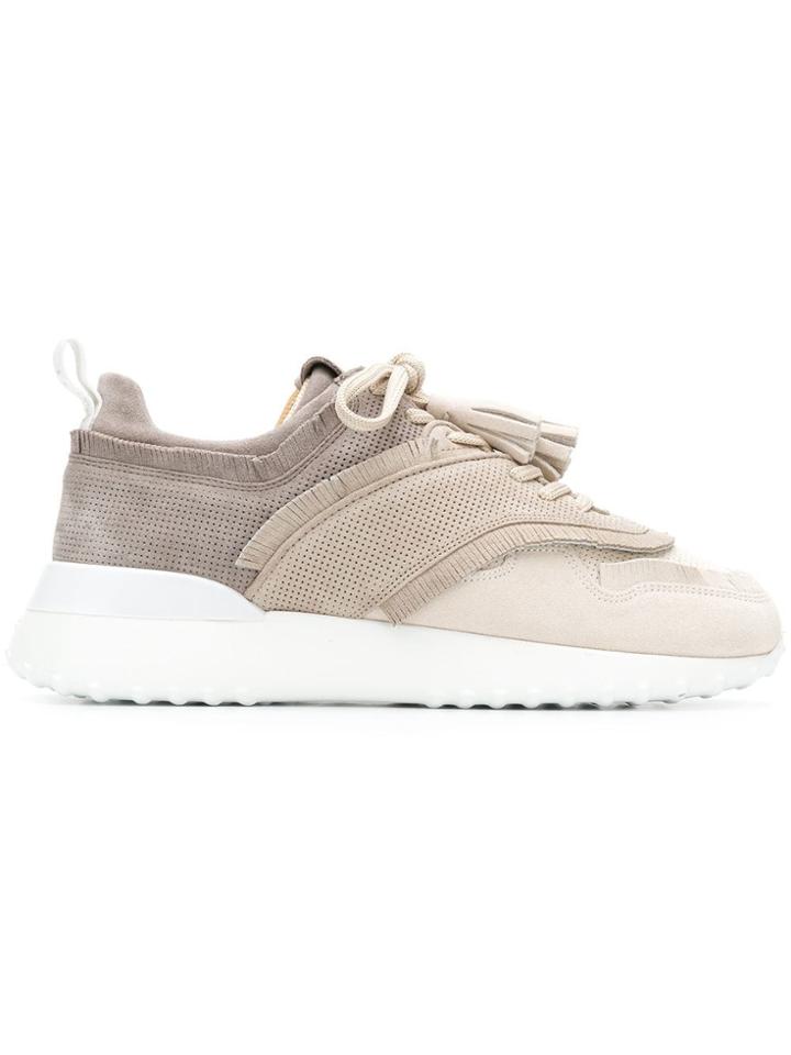 Tod's Tassel Sneakers - Nude & Neutrals