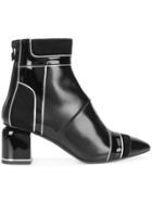 Pierre Hardy Contrast Detail Ankle Boots - Black