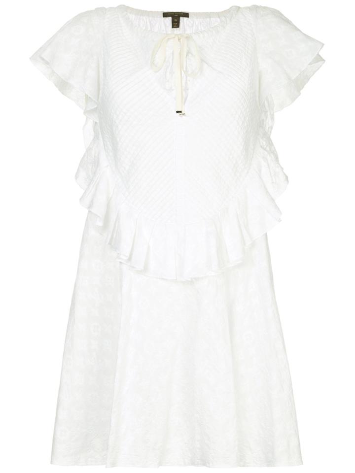 Louis Vuitton Vintage Sleeveless Dress Monogram - White
