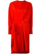 Isabel Marant 'diaz' Dress, Women's, Size: 38, Red, Silk/spandex/elastane/virgin Wool