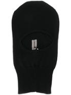 Rick Owens Knitted Face Mask - Black