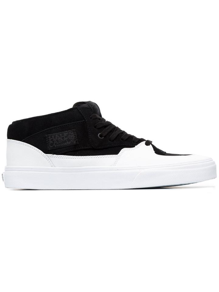 Vans Leather And Suede Half Cab Sneakers - Black