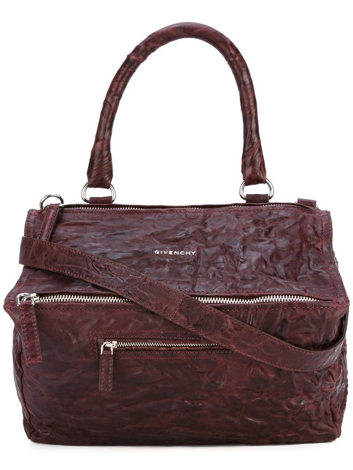 Givenchy - Pandora Tote - Women - Sheep Skin/shearling - One Size, Women's, Pink/purple, Sheep Skin/shearling
