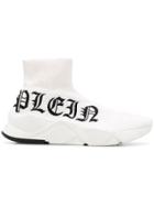 Philipp Plein Colourful Sock Sneakers - White