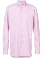 Kiton Checked Classic Shirt - Pink