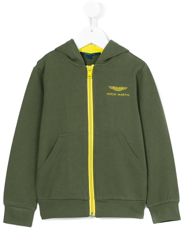 Aston Martin Kids - Logo Hoodie - Kids - Cotton/spandex/elastane - 8 Yrs, Green