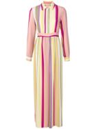 Erika Cavallini Striped Shirt Dress - Multicolour